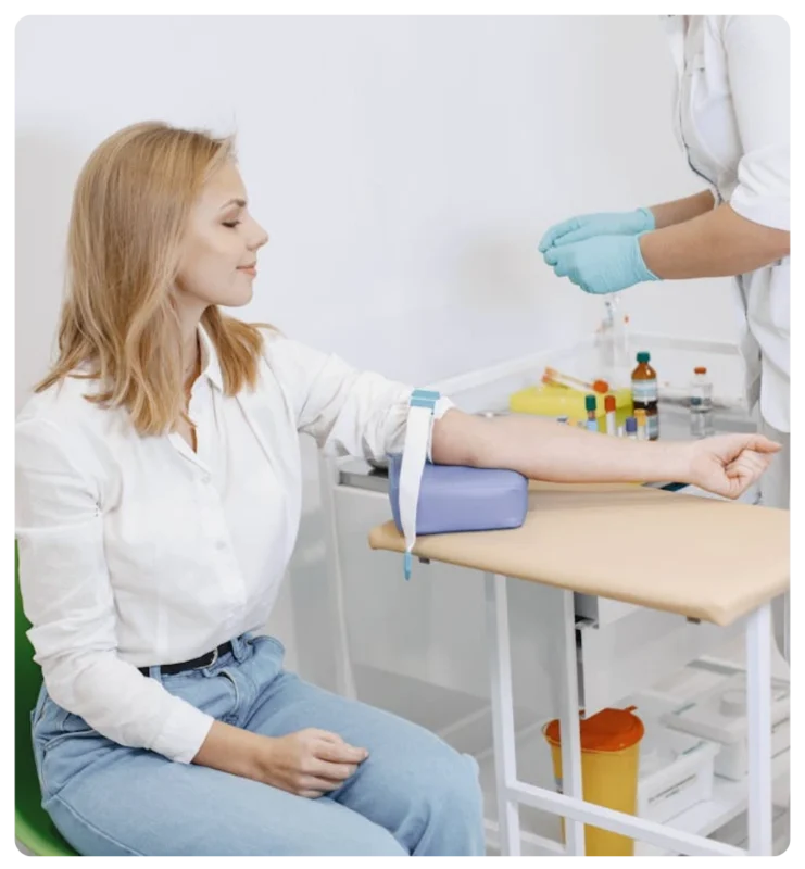 Learn how to get tested at home or nearby for blood tests,